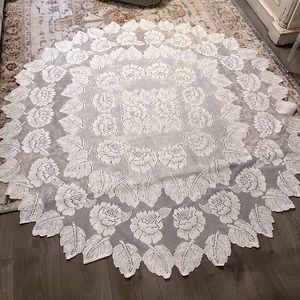 Antique lace 🤍🤍 round tablecloth
